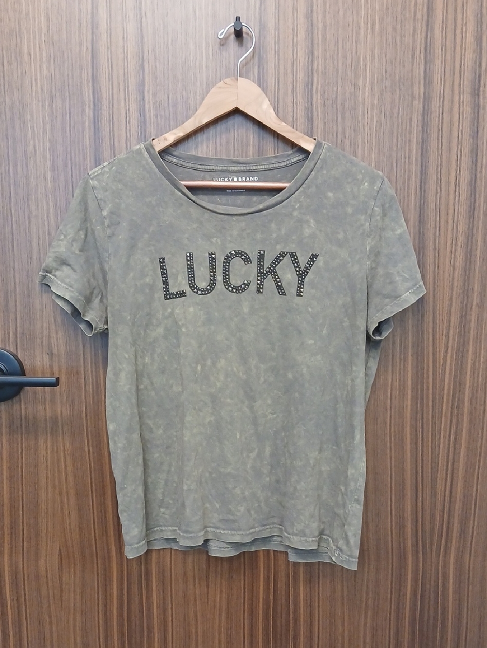 LUCKY BRAND Bling T-shirt SZ L
